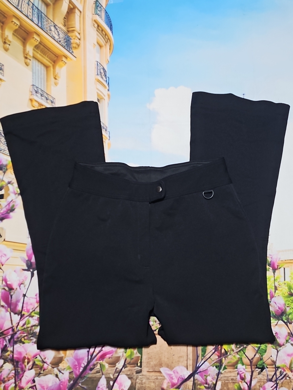 Black Ski Snowboard Pants Flared Size 12